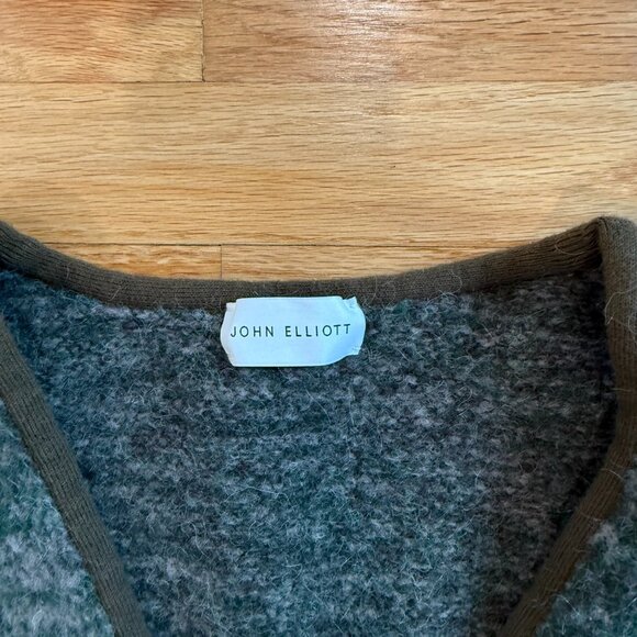 John Elliott Andres Full-Zip Cardigan Sweater Large - Picture 8 of 11